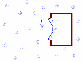 Sketch - air pressure by loud speaker 2