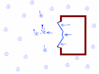 Sketch - air pressure by loud speaker 3