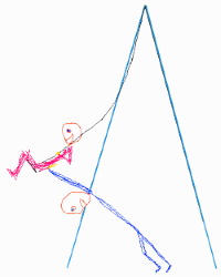Sketch - child swings slow